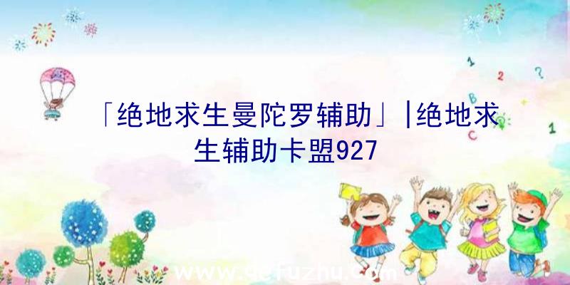 「绝地求生曼陀罗辅助」|绝地求生辅助卡盟927
